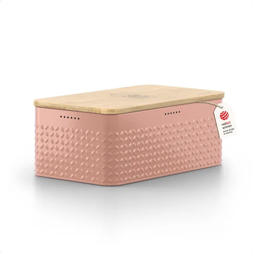 Miniatura 9 de LARS NYSØM Panera I Caja de pan de metal para una frescura duradera con almohadillas antideslizantes I Papelera para productos horneados con tapa