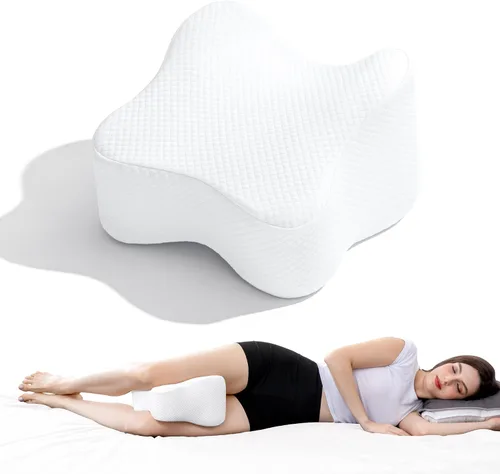 Miniatura 9 de UJPFEO Almohada de rodilla para personas que duermen de lado, almohadas de piernas para ciática, rodillas, caderas, articulaciones entre piernas