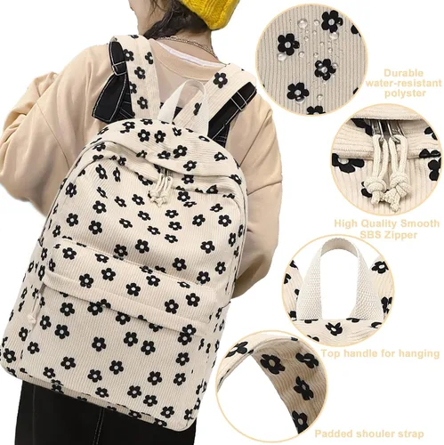 Miniatura 100 de Bluboon Juego de mochila para adolescentes, mochila escolar para niñas, lonchera y lápices, bolsas para estudiantes, 3 en 1, rosa-3 juegos, Escuela