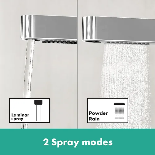 Miniatura 6 de hansgrohe Finoris 76063821 - Grifo moderno para lavabo de baño de 1 manija y 1 orificio de 10 pulgadas de alto, níquel cepillado, 76063821 cepillado