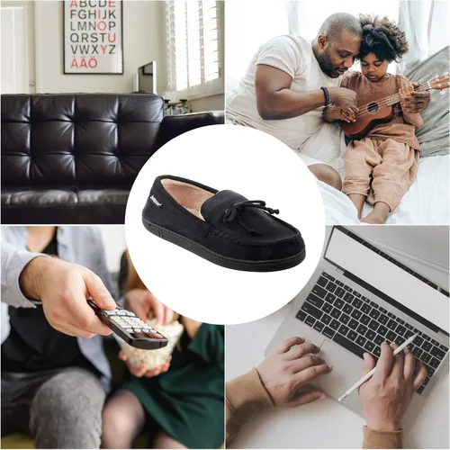 Miniatura 4 de isotoner - Mocasín de espuma viscoelástica con puntada de gel para hombre
