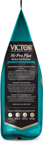 Miniatura 7 de VICTOR Super Premium - Alimento para gatos y gatitos adultos activos Hi-Pro Plus - Alimento seco para felinos activos - Todas las razas y todas