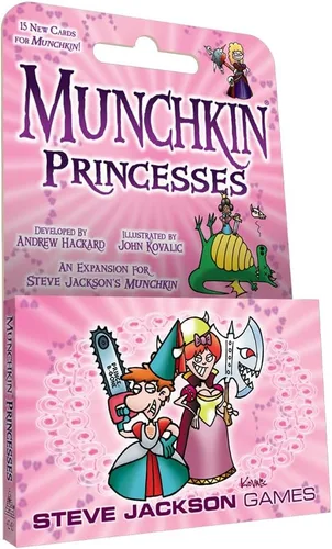 Juego de cartas de princesas Munchkin (mini-expansión) | 15 cartas | Juego para adultos, niños y familia | Juego de rol de aventura de fantasía | A