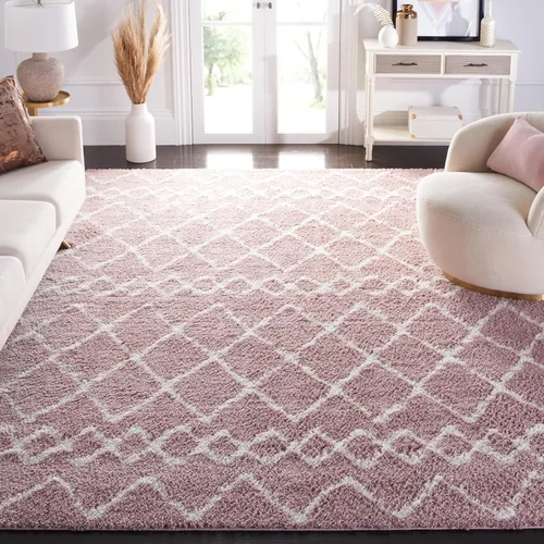 Miniatura 27 de SAFAVIEH Berber Shag Collection BER165C - Alfombra marroquí que no desprende pelusa, felpa de 1.25 pulgadas de grosor, para sala de estar