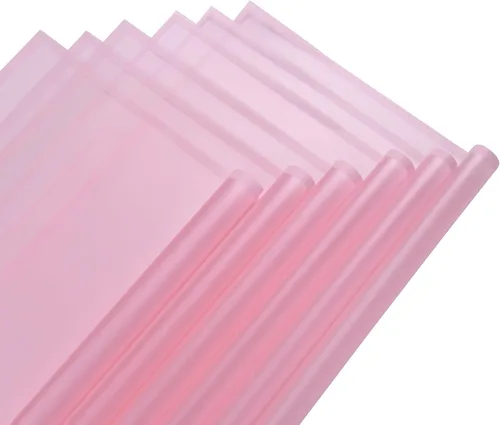 VOWOVOSDAY 20 piezas de papel de regalo de flores, papel de regalo impermeable de 23 x 23 pulgadas, utilizado para manualidades, día de San 1-Rosa
