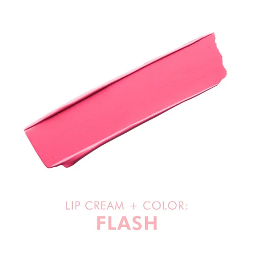 Miniatura 3 de Beauty For Real Crema de labios + color, flash - rosa brillante - alto pigmento, larga duración, fórmula hidratante - Manteca de Cupuacu, aceite