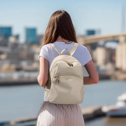 Miniatura 5 de GOLF SUPAGS Elegante mochila para mujer, mochila casual de viaje, mini mochila, bolso de nailon