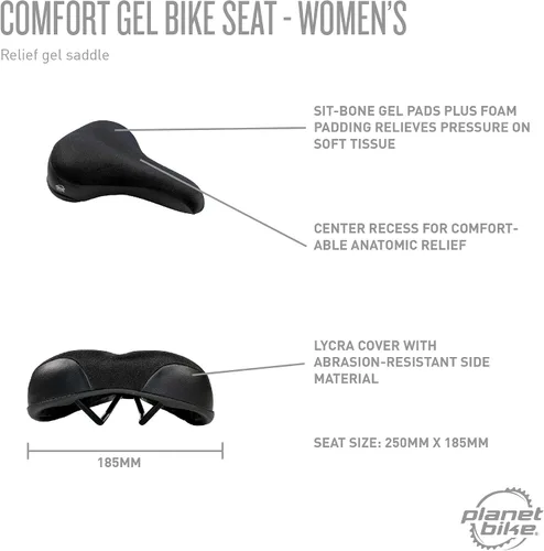 Miniatura 5 de Planet Bike Asiento de bicicleta Comfort Gel - Mujer
