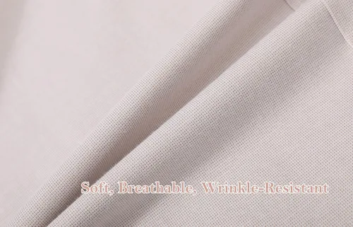 Miniatura 6 de Camisa con botones para mujer de manga larga Oxford camisa de algodón de corte clásico, blusa de trabajo resistente a las arrugas