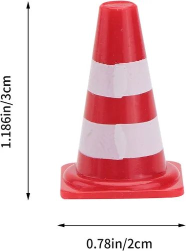 Miniatura 9 de Toyvian Juego de letreros de tráfico simulados con 26 mini señales de tráfico y 54 cercas para juegos educativos e interacción entre padres e hijos
