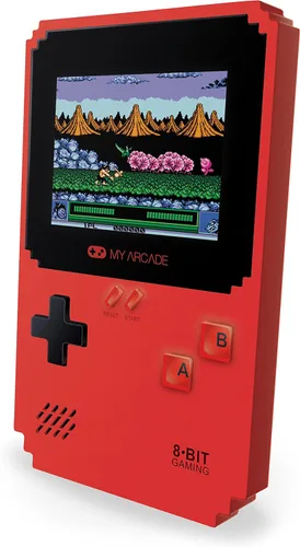 My Arcade Pixel Classic - Consola de juegos portátil - 300 juegos de estilo retro más 8 Data East Classics - Tamaño compacto ligero - Alimentado por