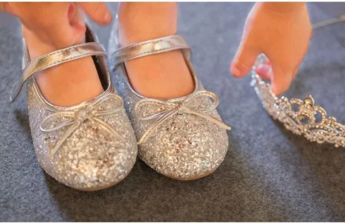 Miniatura 6 de Otter MOMO Zapatos planos de bailarina para niña, con lazo decorativo, ideales para llevar con vestido y combinan bien con flores, para escuela