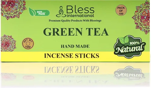 Miniatura 55 de Bless International varillas de incienso 100 % natural hechas a mano, sumergidas a mano, el mejor aroma Incienso y mirra