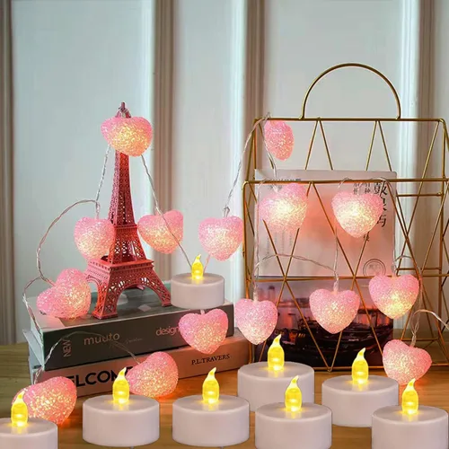 Miniatura 4 de Nancia Paquete de 100 velas LED sin llama, realistas y brillantes, parpadeantes de larga duración, 200 horas, funciona con pilas, ideal