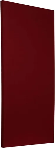 Miniatura 2 de Panel acústico de absorción de sonido profesional con calidad de estudio de borde endurecido con clasificación de fuego, 24 x 48 x 1 pulgada, claret