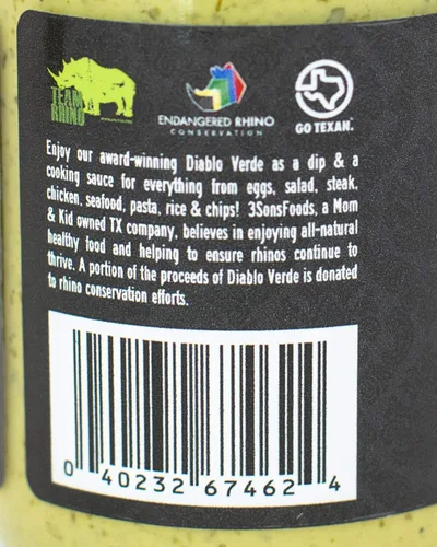 Miniatura 4 de Diablo Verde Salsa, galardonada, salsa cremosa de cilantro, nivel de calor caliente, (paquete de 2) botella de 12.5 onzas, hecha con cilantro, ajo