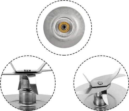 Miniatura 3 de Pro 1200 - Cuchilla de licuadora compatible con licuadoras Oster Pro 1200 con base de tarro inferior y junta tórica de goma para piezas de repuesto