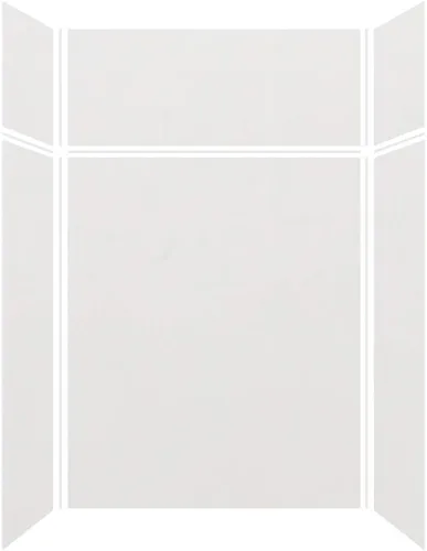 Miniatura 34 de Transolid EWKX483696-41 Expressions - Kit de pared de ducha de 6 paneles con extensión, 36 pulgadas de largo x 48 pulgadas de ancho x 96 pulgadas