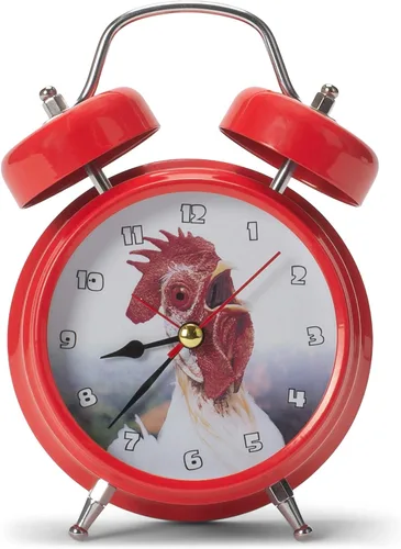 Miniatura 3 de Mark Feldstein & Associates Wacky Wakers Red Rooster - Reloj despertador de mesa