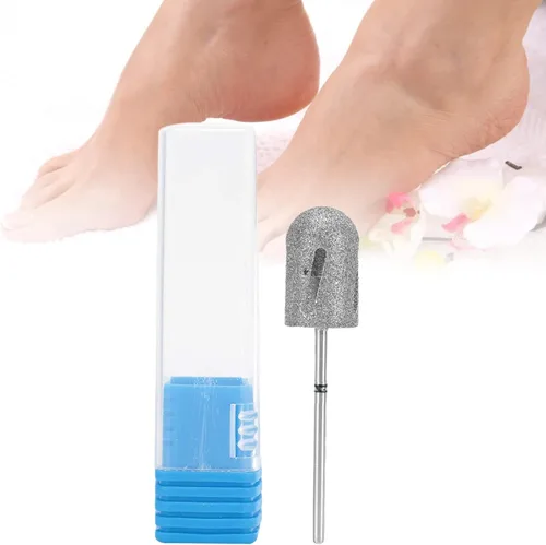 Broca de cono de pedicura, pedicura de acero inoxidable, pedicura, callos de pie, lijado, cabeza, pies, limar las uñas para pulir y reparar la piel