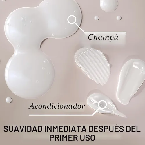 Miniatura 3 de OGX Set de champú y acondicionador, nutritiva + leche de coco, champú y acondicionador para hidratar y fortalecer el cuidado del cabello, formulado