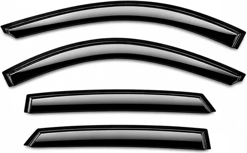 Miniatura 9 de 2021-2026 Protectores de lluvia con cinta adhesiva para ventanas laterales de Hyundai Elantra, viseras SE SEL Sport N Line Limited Hybrid
