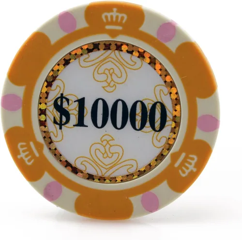 Miniatura 3 de Versa Games Monte Carlo - Fichas de póquer de arcilla de 0.48 oz de peso, paquete de 50 unidades (elegir colores)