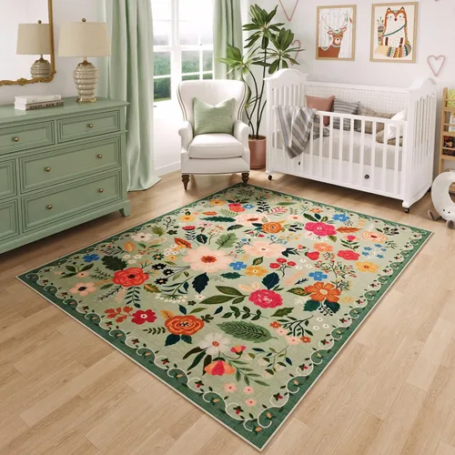 Miniatura 24 de Rugcomf Alfombra Pasillera para Pasillos Alfombra de Cocina Antideslizante 2'6'' x 8' Alfombras Pasilleras Lavables con Respaldo de Goma Alfombra