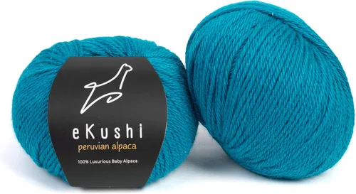 Miniatura 75 de 100% Hilo de Alpaca para Bebé para Tejer y Ganchillo - Juego de 3 Madejas de Hilo Premium DK - Ligero, Hipoalergénico y Térmico Hecho en Perú - N010