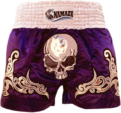 NAMAZU Muay Thai - Pantalones cortos para hombres y mujeres, de alta calidad, para gimnasio, boxeo, kickboxing.