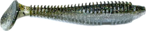 Miniatura 34 de Phat Pak Baits - Phat Swimmer Keitech Style Paddletail Swimbait 3.8" 20ct acanalado perfumado suave plástico Bass pesca señuelo Paquete de variedades