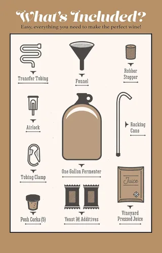 Miniatura 5 de Craft A Brew Kit para hacer Chardonnay para hacer caseros - Fácil para principiantes con ingredientes y suministros - Ultimate Wine Brewing