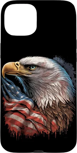 Miniatura 9 de Funda patriótica para iPhone 11 Pro Max con ojos de águila calva americana