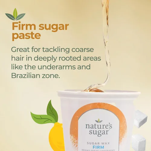 Miniatura 2 de Nature's Sugar Paquete de depilación de cera de azúcar natural vegana apta para principiantes para hombres y mujeres - Pasta de azúcar para todo