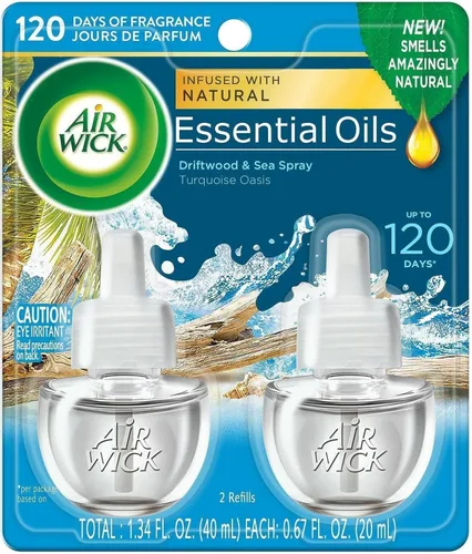Miniatura 16 de Air Wick Plug-In - Recambios de aceite perfumado, 10 unidades, vainilla y papaya rosa, ambientador, aceites esenciales, ecológicos