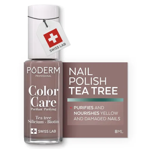 Miniatura 21 de PODERM Esmalte de uñas, enriquecido con árbol de té y biotina, mejora la apariencia de las uñas, fórmula vegana, para manos y pies, laboratorio