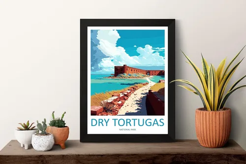Miniatura 2 de Dry Tortugas National Park Travel Print Wall Art Dry Tortugas National Park Wall Hanging Home Décor Dry Tortugas National Park Art #2
