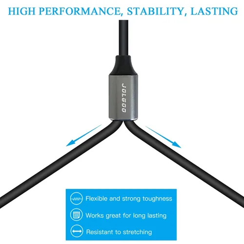 Miniatura 3 de JOLGOO Divisor XLR - Cable Y hembra a macho doble, 1.6 pies
