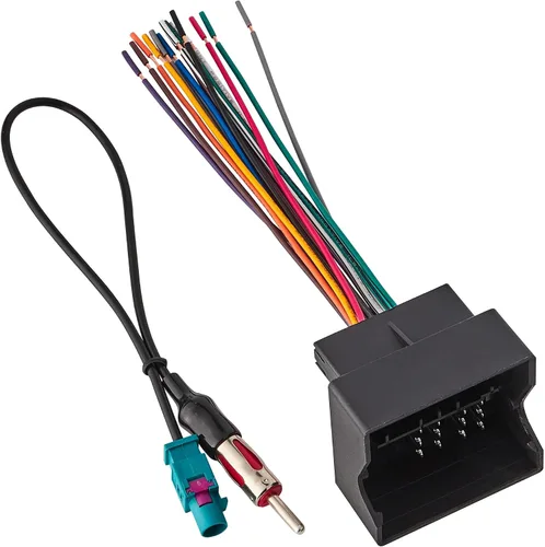 Miniatura 7 de NuIth Arnés de cables de radio estéreo con adaptador de antena compatible con BMW 2000-2010/Volkswagen 2004-2015/Mercedes-Benz Sprinter 2007-2015