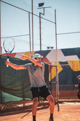 Miniatura 7 de Juego de raquetas de tenis para adultos de 27 pulgadas, incluye raqueta de tenis, pelotas de tenis, amortiguadores de vibración, bolsa de tenis
