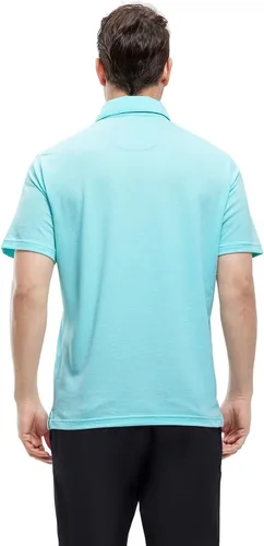 Miniatura 3 de VEBOON Men's Polo Shirts Long and Short Sleeve Cotton Blend Heather Moisture Wicking Casual Collared Shirts