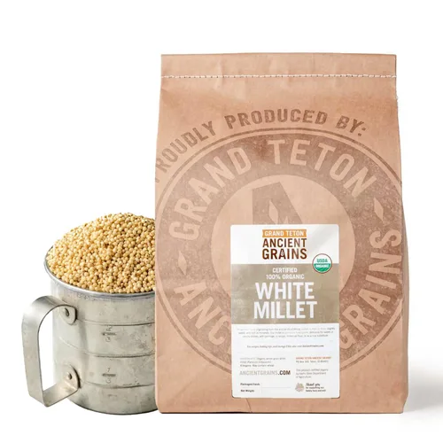 Miniatura 7 de Grand Teton Ancient Grains - Mijo blanco 100% orgánico Grano sin cáscara, sin gluten, sin cáscara para ensaladas, pilaf y sopas, grano entero
