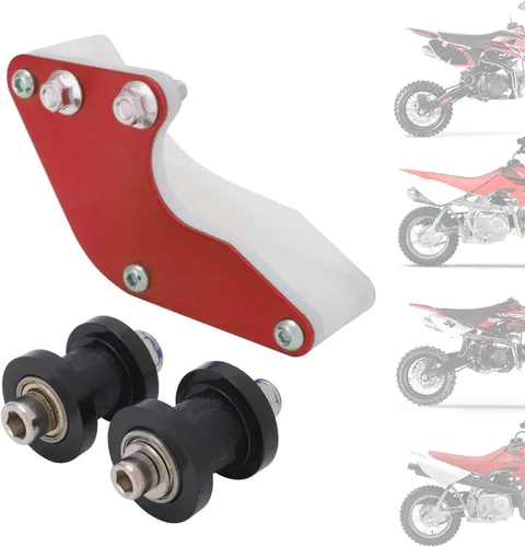 Miniatura 8 de Dirt Pit - Guía de cadena de bicicleta + ruedas de rodillos de cadena de aluminio para SSR 110 125 Apollo RFZ Coolster XR CRF KLX TTR SDG125 50 65