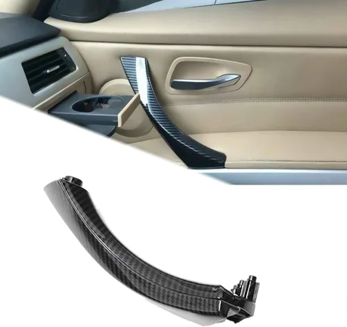 Miniatura 7 de Moonlinks Compatible con BMW Serie 3 E90 E91 E92 E93 - Manija de fibra de carbono, juego de fundas para manijas de puerta delantera y trasera