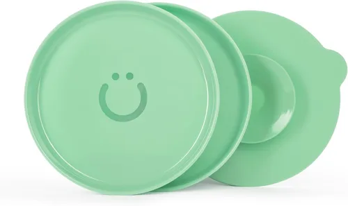 Miniatura 11 de Ubbi Juego de tenedores y cucharas de acero inoxidable para niños pequeños, 4 unidades, asas de silicona de fácil agarre, utensilios