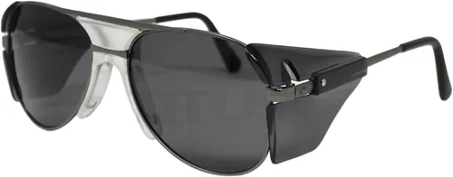 Miniatura 6 de TITUS G77 - Gafas de seguridad con montura de metal premium Aviator Z87+, Z87.1, protección lateral, para disparos de motocicleta, DOT ANSI CE