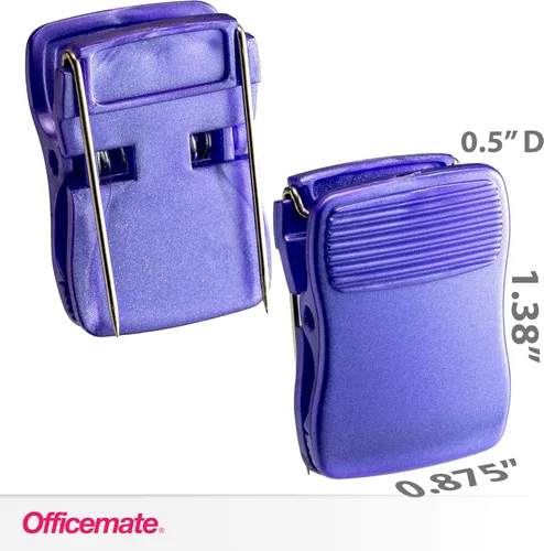 Miniatura 2 de Officemate – Clips de cubículo, caja de 24, Variados