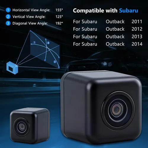 Miniatura 7 de 86267AJ10B - Cámara de respaldo de visión trasera compatible con Subaru Outback 2011 2012 2013 2014 Reemplazar 86267-AJ10B