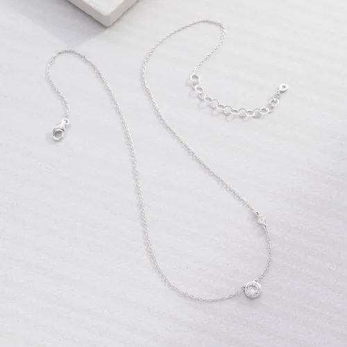 Miniatura 7 de Silpada 'Marvel' Cubic Zirconia Necklace in Sterling Silver, 16" + 2