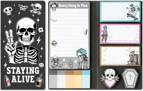 Miniatura 21 de B1ykin Lindo Conjunto de Notas Adhesivas - Bloc de Notas Autoadhesivas con Forma de Videojuego de Subir de Nivel, 550 Hojas de Páginas de Memo